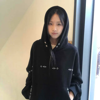 Studded Point Standard Zip-up