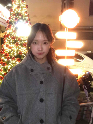Soft Oversized Hooded Balloon Coat