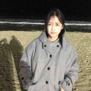 Soft Oversized Hooded Balloon Coat