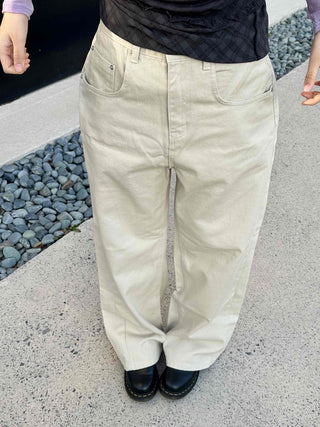 Full-length Wide-leg Chino Pants