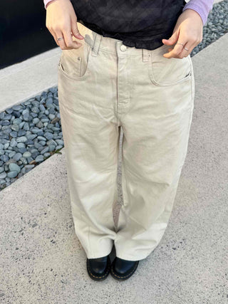 Full-length Wide-leg Chino Pants