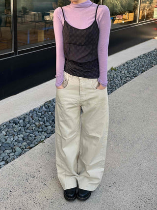 Full-length Wide-leg Chino Pants