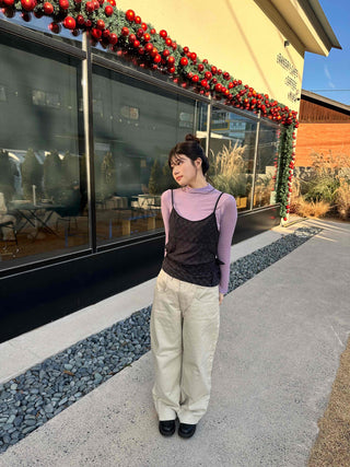 Full-length Wide-leg Chino Pants