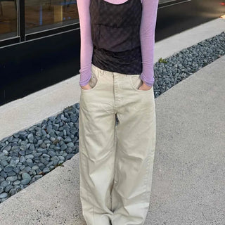 Full-length Wide-leg Chino Pants