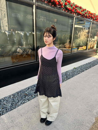 Check Pattern Bustier Mini Dress