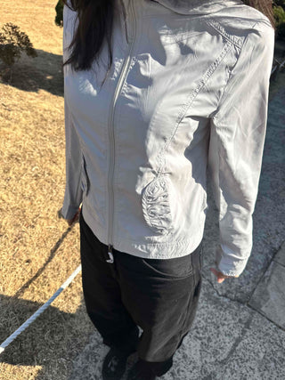 Light Loose Fit Classic Hooded Windbreaker