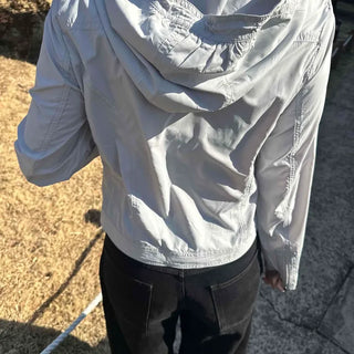 Light Loose Fit Classic Hooded Windbreaker
