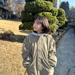 Loose-fit Windbreaker Short Field Jacket