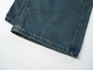 Mure ✱y2k✱ Hip Mood Distressed Damaged Washed Denim Pants