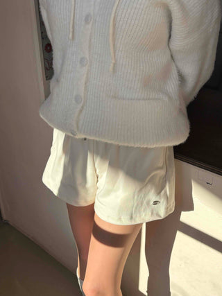 Flat A-line Simple Mini Shorts