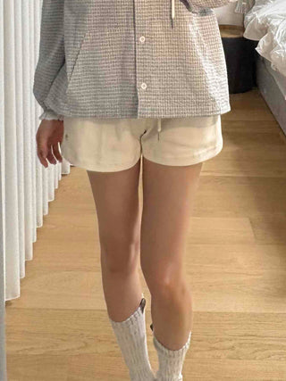 Flat A-line Simple Mini Shorts