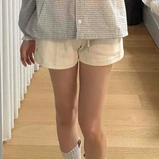 Flat A-line Simple Mini Shorts