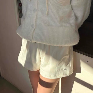 Flat A-line Simple Mini Shorts