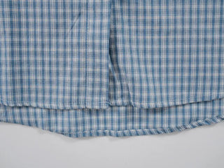 Jelloo Sky Fine Check Short Sleeve Shirt