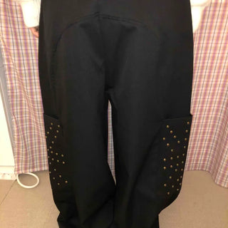 Studded Pocket Elastic Waist Balloon Pants