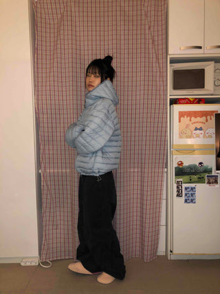 Oversized Elastic Waist Wide Pants