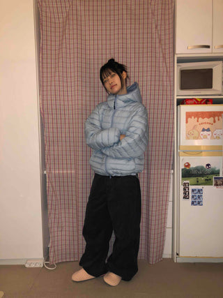 Oversized Elastic Waist Wide Pants
