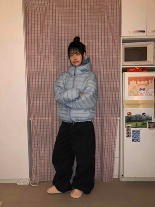 Oversized Elastic Waist Wide Pants