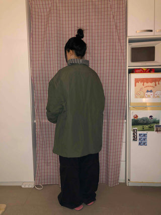 Midi Oversized Padded Field Jacket