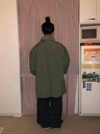 Midi Oversized Padded Field Jacket