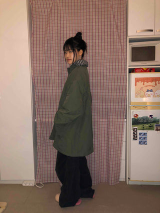 Midi Oversized Padded Field Jacket