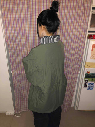 Midi Oversized Padded Field Jacket