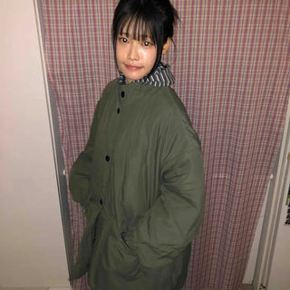 Midi Oversized Padded Field Jacket
