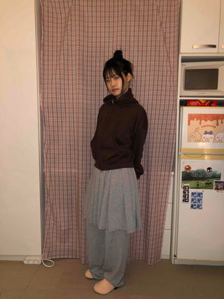 High-neck Hooded Cropped Zip-up