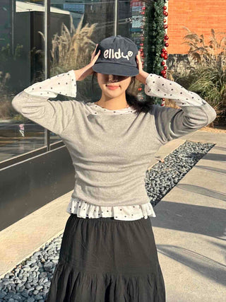 Basic Boat Neck 3/4 Sleeve T-shirt