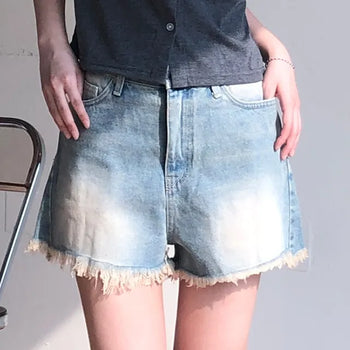 Kmel Bohemian Style Damaged Shorts