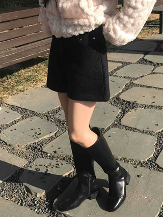 Sugar Texture A-Line Shorts