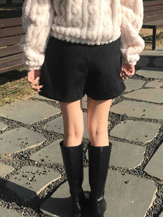 Sugar Texture A-Line Shorts