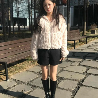 Sugar Texture A-Line Shorts