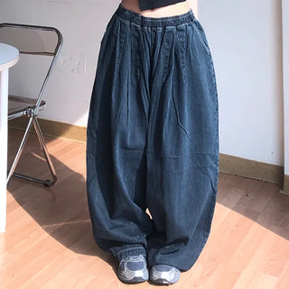Jubi Stripe Big Mega Elastic Long Pants
