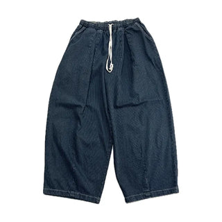 Jubi Stripe Big Mega Elastic Long Pants