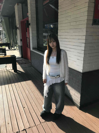 Urban Asymmetrical Ruffle Top