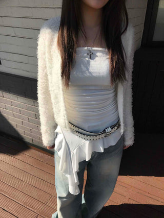 Urban Asymmetrical Ruffle Top