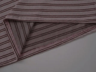 Nero Color Block Point Striped Short Sleeve T-shirt