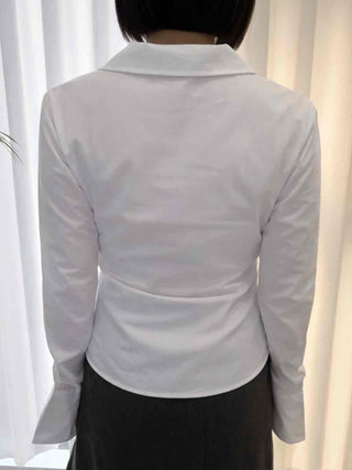 Tailored Collar Waistmark Slim Shirt