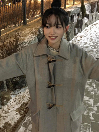 Daily Belted Oversized Loose Trench Coat
