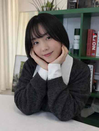 Mink Boucle Wide Collar Drop Shoulder Cardigan