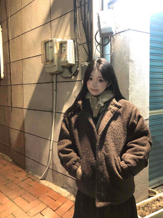 Adele Wool Touch Single Button Maxi Quilted Coat