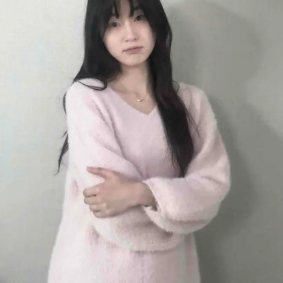 Fluffy Round Oversized Cozy Knit