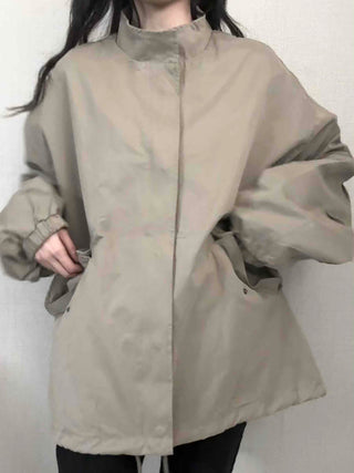Convertible Epaulet Slit Calf Midi Field Jacket