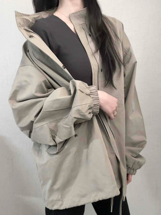 Convertible Epaulet Slit Calf Midi Field Jacket