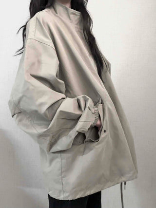 Convertible Epaulet Slit Calf Midi Field Jacket