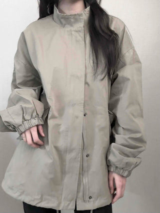 Convertible Epaulet Slit Calf Midi Field Jacket