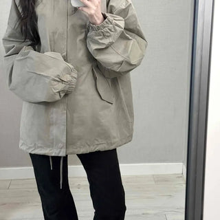 Convertible Epaulet Slit Calf Midi Field Jacket
