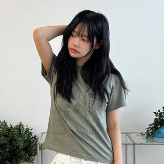 Muta Tattoo Print Short Sleeve T-shirt