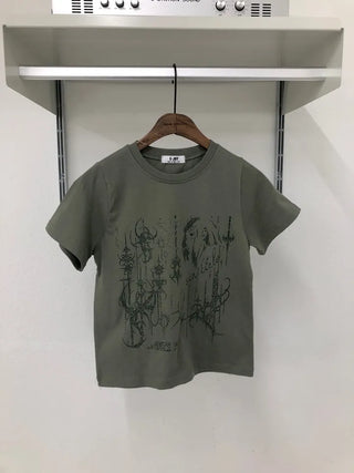 Muta Tattoo Print Short Sleeve T-shirt